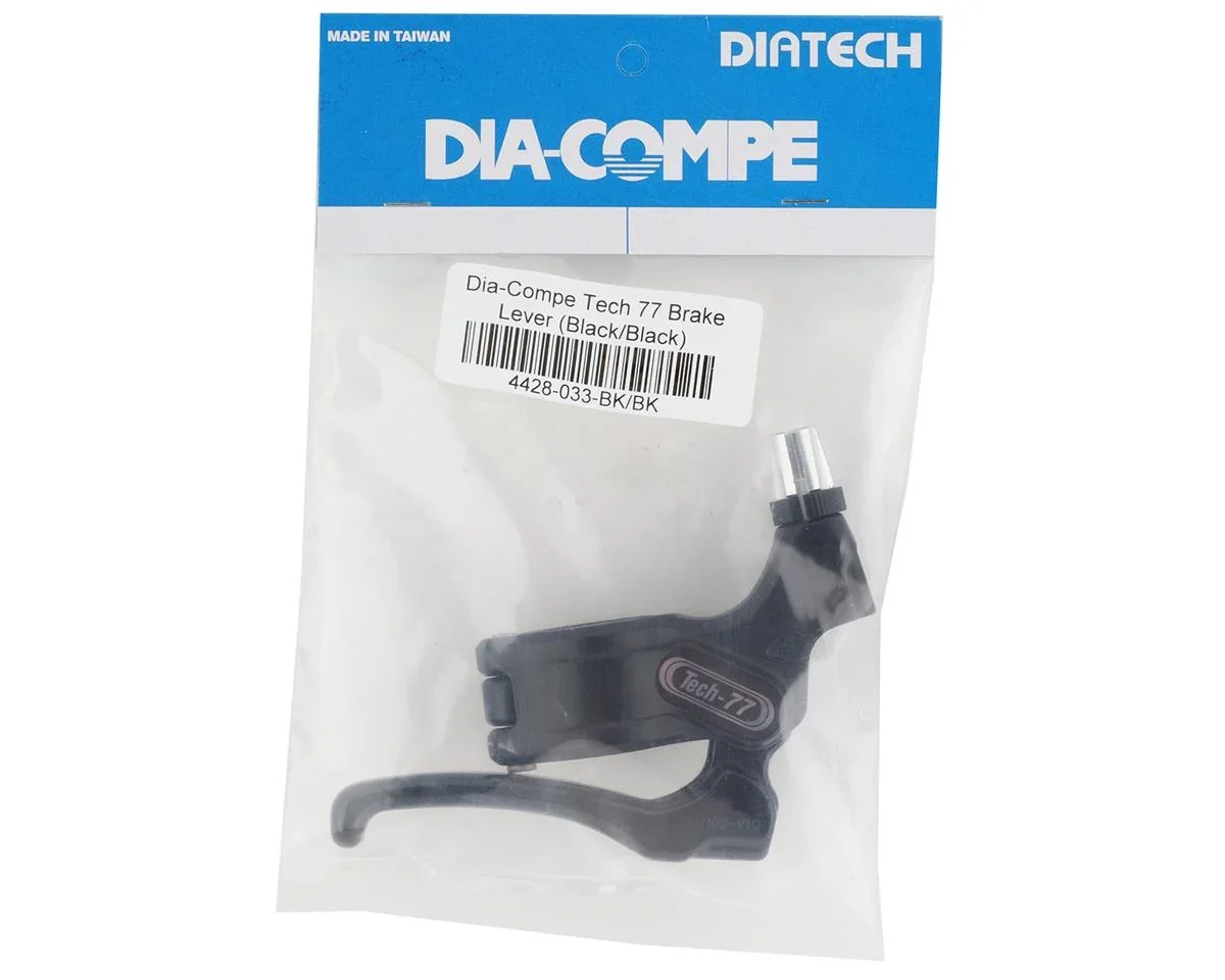 Dia-Compe Tech 77 Brake Lever (Black/Black) - view 2